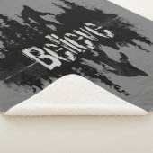 Couverture Sherpa Croire Citer la légende Sasquatch Bigfoot (3/4)