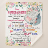 Couverture Sherpa Crois En Toi, À Ma Petite-Fille (Devant)