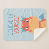 Couverture Sherpa Crois En Toi-Même Dragon (Devant (Horizontal))