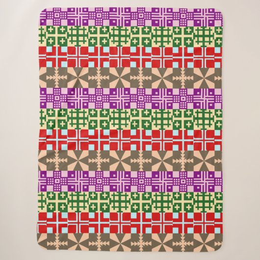 Couverture Sherpa Croix chrétienne Motif 1 (Devant)
