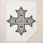 Couverture Sherpa Croix copte (Devant)