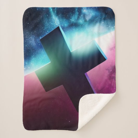 Couverture Sherpa Croix dans l'espace Sherpa Blanket (Devant)