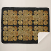 Couverture Sherpa Croix de nouage celtique (Devant (Horizontal))