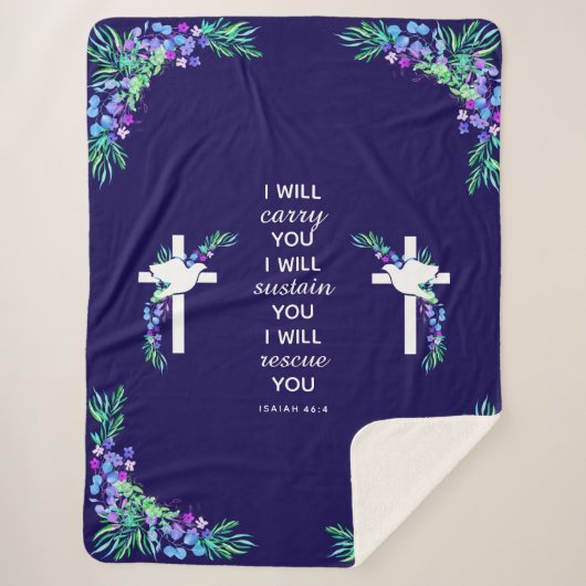 Couverture Sherpa Cross Inspiration (Devant)