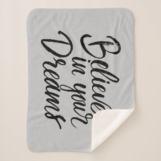 Couverture Sherpa Croyez en vos rêves (Devant)