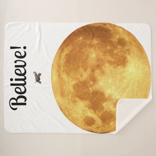 Couverture Sherpa Croyez Sherpa Blanket (Devant (Horizontal))