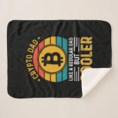 Couverture Sherpa Crypto Papa Retro Sunset (Devant (Horizontal))