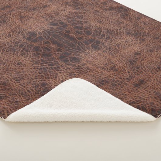 Couverture Sherpa Cuir Faux #1 (3/4)