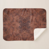 Couverture Sherpa Cuir Faux #1 (Devant (Horizontal))