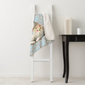 Couverture Sherpa Cuisine Florale Souris Couronne Fleur (En situation)