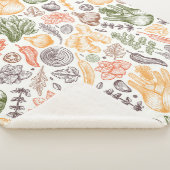 Couverture Sherpa Cuisine Garden Motif végétal (3/4)