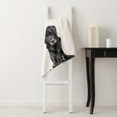Couverture Sherpa Cuisine Labrador Chien noir Chien Chien Chien Chie (En situation)