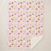 Couverture Sherpa Cupcake Party Sherpa Blanket (Devant)