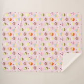 Couverture Sherpa Cupcake Party Sherpa Blanket (Devant (Horizontal))
