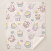 Couverture Sherpa Cupcakes (Devant)
