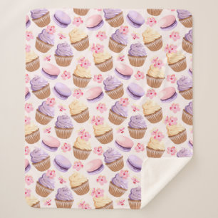 Couverture Sherpa Cupcakes Sherpa Blanket