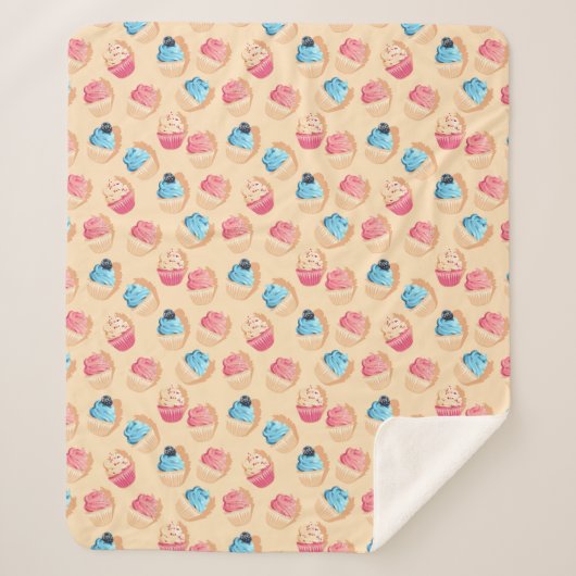 Couverture Sherpa Cupcakes Sherpa Blanket (Devant)