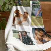 Couverture Sherpa Custom Boyfriend Photo Collage