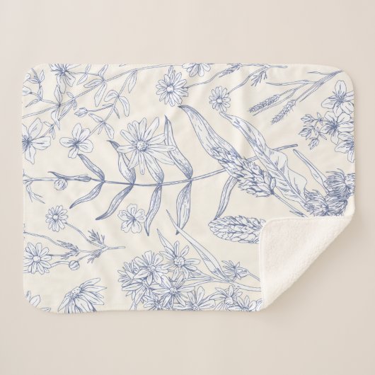 Couverture Sherpa Custom Cozy Sherpa Blanket (Devant (Horizontal))