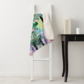 Couverture Sherpa 💕 Custom Name Lake Kiss Sherpa Blanket – Cuddle (En situation)