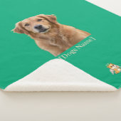 Couverture Sherpa Custom Photo Dog Memorial Sherpa Blanket (3/4)