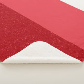 Couverture Sherpa Custom Tomato Red Split Sherpa Blanket (3/4)