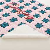 Couverture Sherpa Custom turtle pattern Sherpa Blanket (3/4)