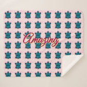 Couverture Sherpa Custom turtle pattern Sherpa Blanket (Devant (Horizontal))