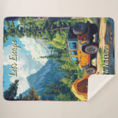 Couverture Sherpa Customize Four Wheel Drive Let's Escape To NoWhere (Devant (Horizontal))