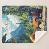 Couverture Sherpa Customize Four Wheel Drive Let's Escape To NoWhere (Devant (Horizontal))