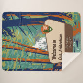 Couverture Sherpa Customize Moran State Park Family Camping Adventur (Devant (Horizontal))