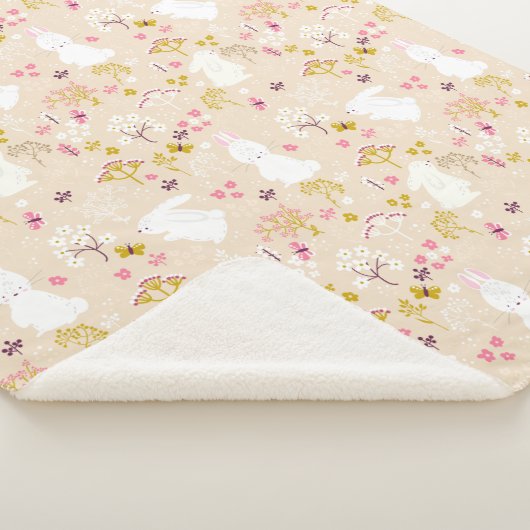 Couverture Sherpa Cute Bunnies (3/4)