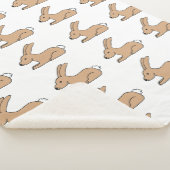 Couverture Sherpa Cute Bunny (3/4)