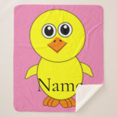 Couverture Sherpa Cute Chick Thunder_Cove (Devant)