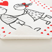 Couverture Sherpa Cute Couple Sherpa Blanket (3/4)