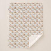 Couverture Sherpa Cute Easter Bunny Sherpa Blanket (Devant)