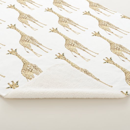 Couverture Sherpa Cute Giraffes (3/4)