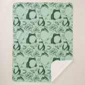 Couverture Sherpa Cute Grenouille Blanket - Grenouille triste - Japo (Devant)