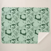 Couverture Sherpa Cute Grenouille Blanket - Grenouille triste - Japo (Devant (Horizontal))