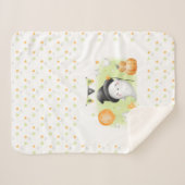 Couverture Sherpa Cute Halloween Baby Sherpa Blanket (Devant (Horizontal))