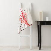 Couverture Sherpa Cute Heureuse Sainte-Valentin Sherpa Blanket (En situation)