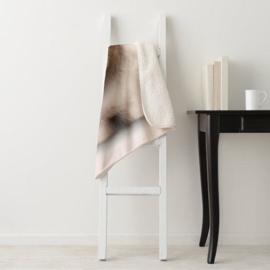 Couverture Sherpa Cute Highlands Scottish Cow (En situation)