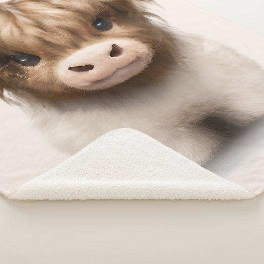 Couverture Sherpa Cute Highlands Scottish Cow (3/4)