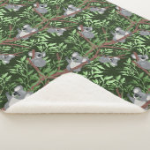 Couverture Sherpa Cute Koala Bears Sherpa Blanket (3/4)