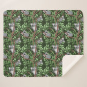 Couverture Sherpa Cute Koala Bears Sherpa Blanket (Devant (Horizontal))