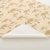 Couverture Sherpa Cute Motif australien Kangaroo (3/4)