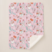 Couverture Sherpa Cute Noël Sherpa Blanket (Devant)