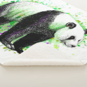 Couverture Sherpa Cute ours Panda (3/4)