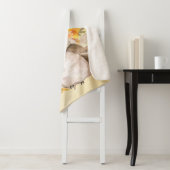 Couverture Sherpa Cute owl Farmhouse romantic wallpaper (En situation)