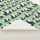 Couverture Sherpa Cute Panda Motif ours (3/4)